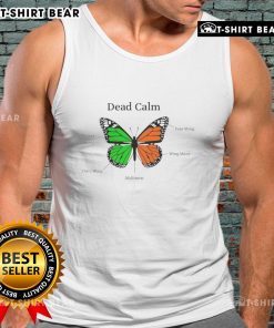 Pretty Butterfly Dead Calm Tank Top featuring a vibrant butterfly design on a stylish, comfortable tank.