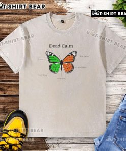 Pretty Butterfly Dead Calm Washed T-Shirt featuring a vibrant butterfly design on a soft, relaxed-fit fabric.