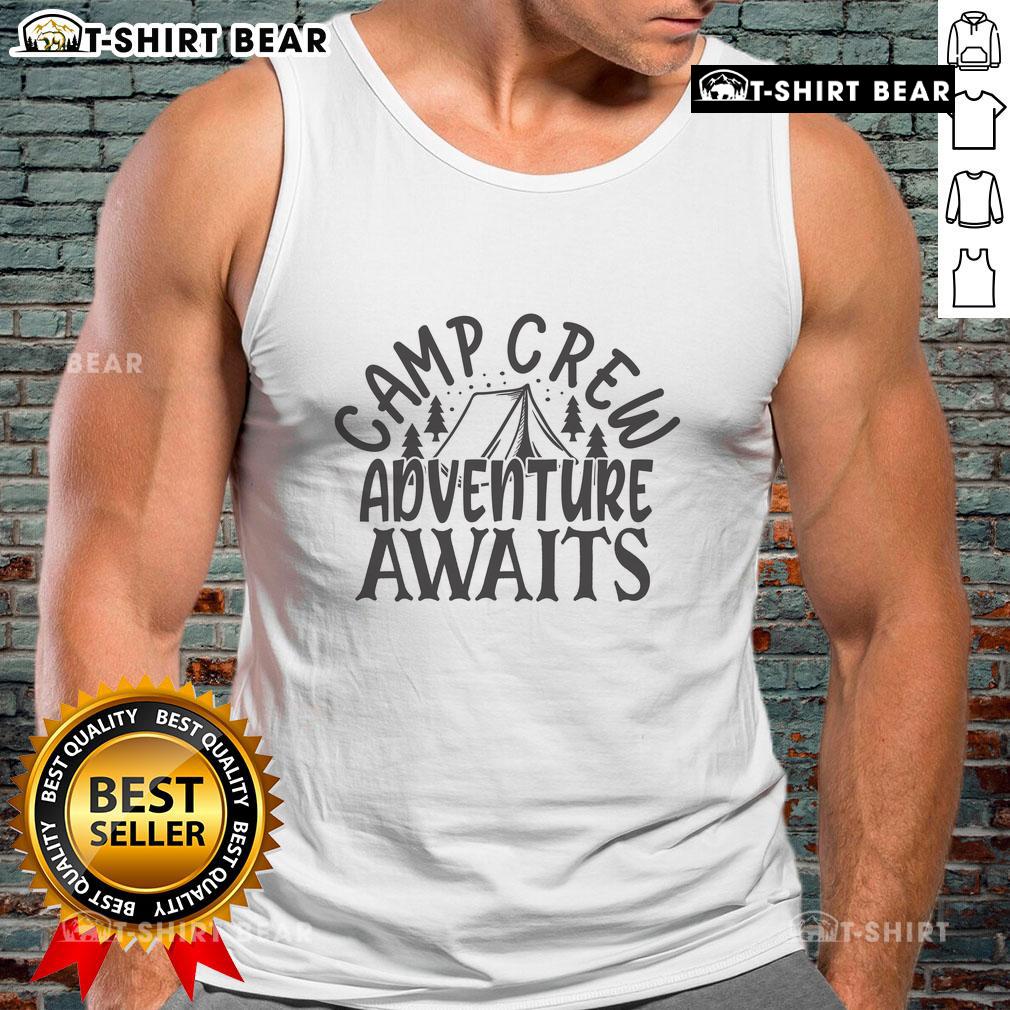 Pretty Camp Crew Adventure Awaits Tank Top Pretty Camp Crew Adventure Awaits Tank Top featuring a vibrant design perfect for outdoor enthusiasts and summer adventures.