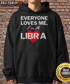 Pretty Carhartt WIP hoodie with 'Everyone Loves Me, I'm a Libra' design, perfect for stylish zodiac fans.