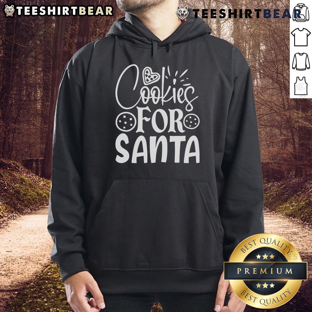 Pretty Cookies For Santa Hoodie Cozy 'Pretty Cookies for Santa' hoodie featuring festive cookie designs, perfect for holiday celebrations and gift giving.