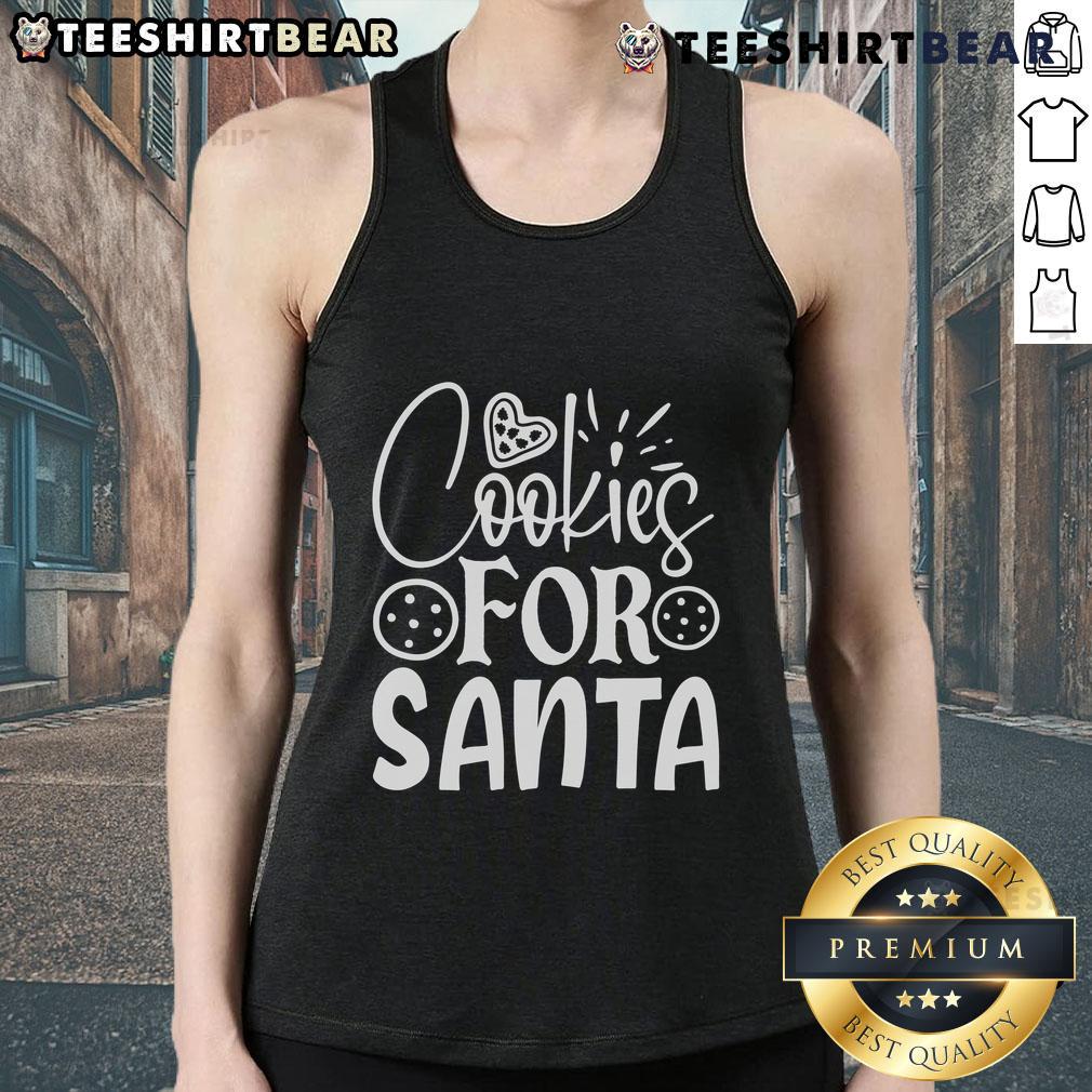 Pretty Cookies For Santa Tank Top Pretty cookies for Santa tank top featuring festive cookie designs, perfect for holiday gatherings and Christmas celebrations.