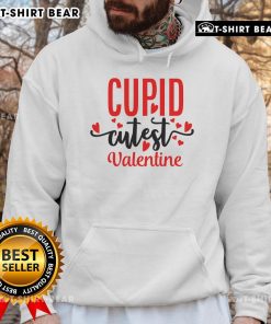 Cute Valentine hoodie featuring a pretty cupid design, perfect for celebrating love and staying stylish this season.