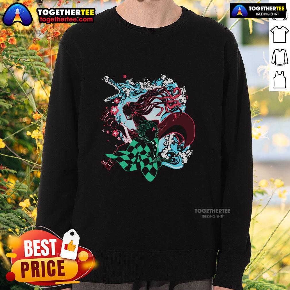 Pretty Demon Slayer Siblings Sweatshirt Pretty Demon Slayer siblings sweatshirt featuring vibrant colors and anime-inspired design for fans of the series.