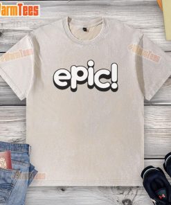 Pretty Epic logo washed t-shirt in soft cotton, featuring a stylish design perfect for casual wear.