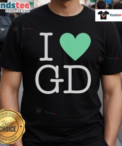 Pretty I Love GD T-Shirt featuring a stylish design, perfect for fans of G-Dragon and K-pop fashion.