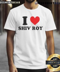 Pretty I Love Shiv Roy T-Shirt featuring a stylish design for fans of Succession and Shiv Roy's character.