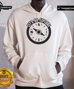Pretty Let's Go Explore Hoodie in vibrant colors, perfect for adventure seekers and casual outings.