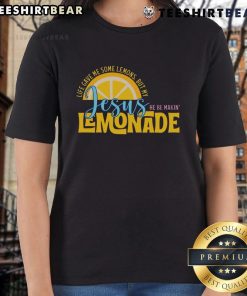 Pretty Life Gave Me Some Lemons My Jesus Making Lemonade Ladies Tee in vibrant colors, perfect for casual summer wear.