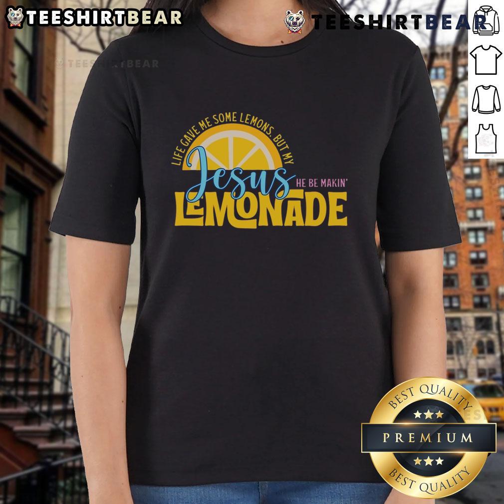 Pretty Life Gave Me Some Lemonds My Jesus Making Lemonade Ladies Tee Pretty Life Gave Me Some Lemons My Jesus Making Lemonade Ladies Tee in vibrant colors, perfect for casual summer wear.