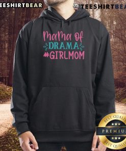 Pretty Mama of Drama Girlmom Hoodie in stylish design, perfect for fashionable moms embracing their unique style.
