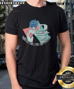 Pretty Mega 64 Where Will We Go Today T-Shirt featuring vibrant graphics and a playful design, perfect for gaming fans.