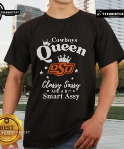 Alt Text: Pretty Oklahoma State Cowboys T-Shirt featuring classy, sassy, and smart assy design for fans.
