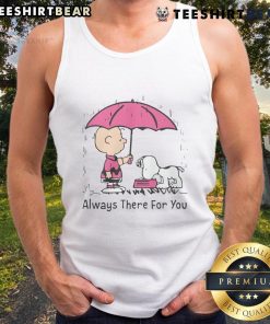 Alt Text: Pretty Peanuts Snoopy Always There For You tank top featuring Snoopy and vibrant colors, perfect for casual wear.