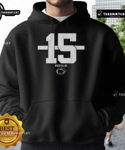 Drew Allar Penn State Football hoodie with stripes, perfect for fans showcasing team spirit and style.