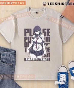 Pretty Please Put Them On Takamine San washed t-shirt featuring a stylish design and soft fabric for casual wear.