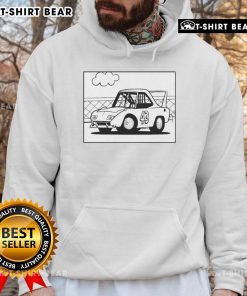 Stylish Pretty Plymouth classic car cartoon hoodie design featuring a vibrant illustration of a vintage car.