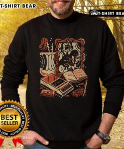 Alt Text: Retro sweatshirt with Put Me In My Coffin graphic, featuring a stylish design perfect for casual wear.