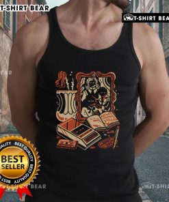 Retro tank top featuring 'Pretty Put Me In My Coffin' design, perfect for casual wear and showcasing unique style.