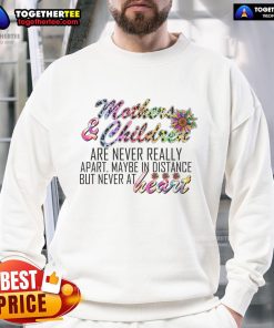 Alt Text: Colorful rainbow leopard print sweatshirt for mothers and children featuring hearts and sunflowers, perfect for family outfits.