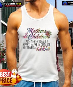 Alt Text: Pretty rainbow leopard print tank top for mothers and children with heart and sunflower design, perfect for summer.