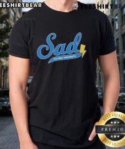 Alt Text: Pretty Sad Girlz University T-Shirt featuring a stylish design, perfect for casual wear and expressing unique personality.
