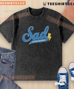 Pretty Sad Girlz University washed t-shirt featuring a stylish design, perfect for casual wear and showcasing your unique style.