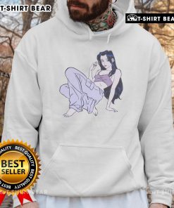 Alt Text: Pretty Snotgirl vintage anime hoodie featuring a cool girl design in retro style, perfect for trendy fashion lovers.
