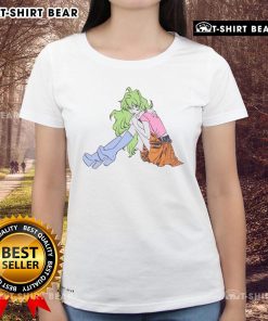 Alt Text: Pretty Snotgirl Olive Lottie retro vintage anime ladies tee featuring colorful design and playful character illustration.
