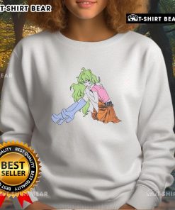 Pretty Snotgirl Olive Lottie retro vintage anime sweatshirt featuring vibrant graphics and a comfortable fit.