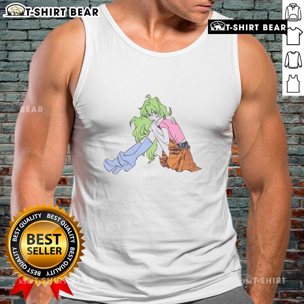 Pretty Snotgirl Olive Lottie Retro Vintage Anime Tank Top Retro vintage anime tank top featuring Pretty Snotgirl Olive Lottie design in vibrant colors, perfect for casual wear.