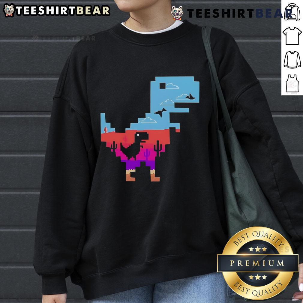 Pretty T Rex No Internet Game Retro Sweatshirt Pretty T-Rex no internet game retro sweatshirt featuring a playful dinosaur graphic on a cozy design.