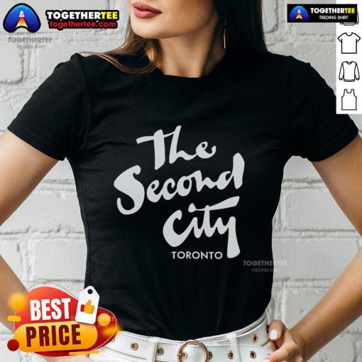 Pretty The Second City Toronto Ladies Tee featuring a stylish design, perfect for casual wear in Toronto.