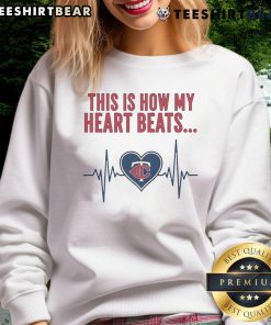 Pretty Minnesota Twins sweatshirt showcasing heart design, perfect for fans to show team spirit and style.