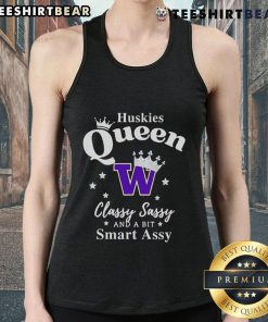 Alt Text: Classy and sassy Washington Huskies tank top featuring smart-assy design, perfect for fans and casual wear.