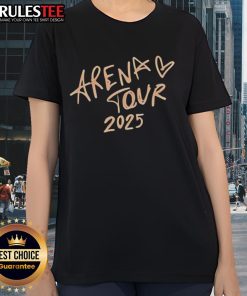 Alt Text: Pretty Vincent Weiss Arena Tour 2025 Ladies Tee featuring vibrant design and stylish fit for concert fans.