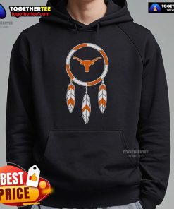 2025 Native American X Texas Longhorns hoodie featuring vibrant design and comfortable fit for fans and collectors.