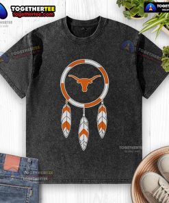 Top 2025 Native American X Texas Longhorns washed t-shirt featuring vibrant graphics and a comfortable fit.