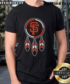 Top 2025 San Francisco Giants X Native American T-Shirt featuring team logo and unique cultural design elements.