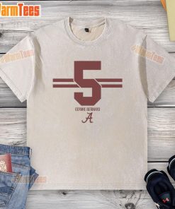 Alabama Crimson Tide football Germie Bernard 5 Stripe washed t-shirt featuring bold team colors and logo.