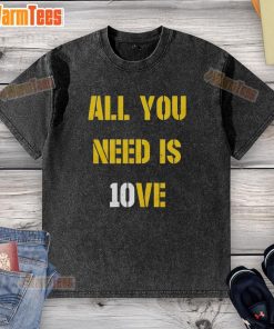 Alt Text: Top All You Need Is 10ve Jordan Love Washed T-Shirt featuring a stylish design perfect for fans and casual wear.