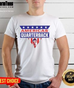Top Americas Quarterback MVP Buffalo T-Shirt featuring a bold design celebrating quarterback excellence in football.