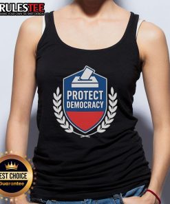 Top Anti-Maga Protect Democracy Tank Top featuring bold graphics and a stylish design for activism and support.
