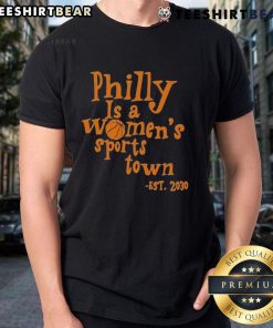 Top Aubrey Plaza Philly is a Women's Sports Town Est 2030 T-Shirt showcasing Philadelphia's love for women's sports.