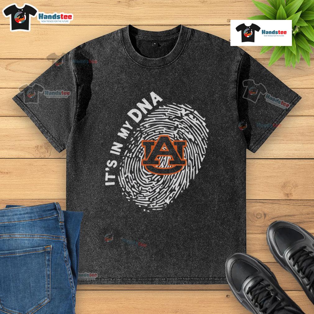 Top Auburn Tigers In My Dna Washed T Shirt Top Auburn Tigers in My DNA washed t-shirt featuring vibrant team colors and logo, perfect for fans.