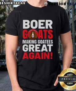 Top Boer Goats Making Goatess Great Again T-Shirt featuring playful goat graphics and vibrant colors.