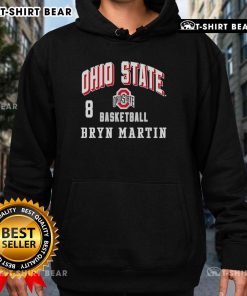Top Bryn Martin 8 Ohio State Buckeyes Men's Hoodie featuring team logo and vibrant colors, perfect for fans.