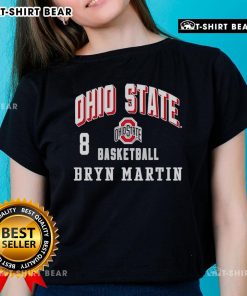 Top Bryn Martin 8 Ohio State Buckeyes men's and ladies' tee showcasing team spirit and style.