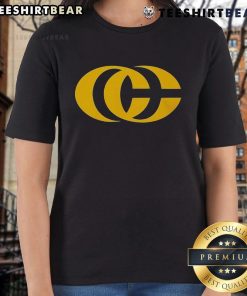 Alt Text: Top Caitlin Clark CC Signature Logo Ladies Tee featuring stylish design for fans of women's basketball apparel
