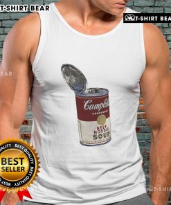 Stylish Top Campbell Beef Noodle Soup tank top featuring a vibrant noodle graphic, perfect for foodie fashion enthusiasts.